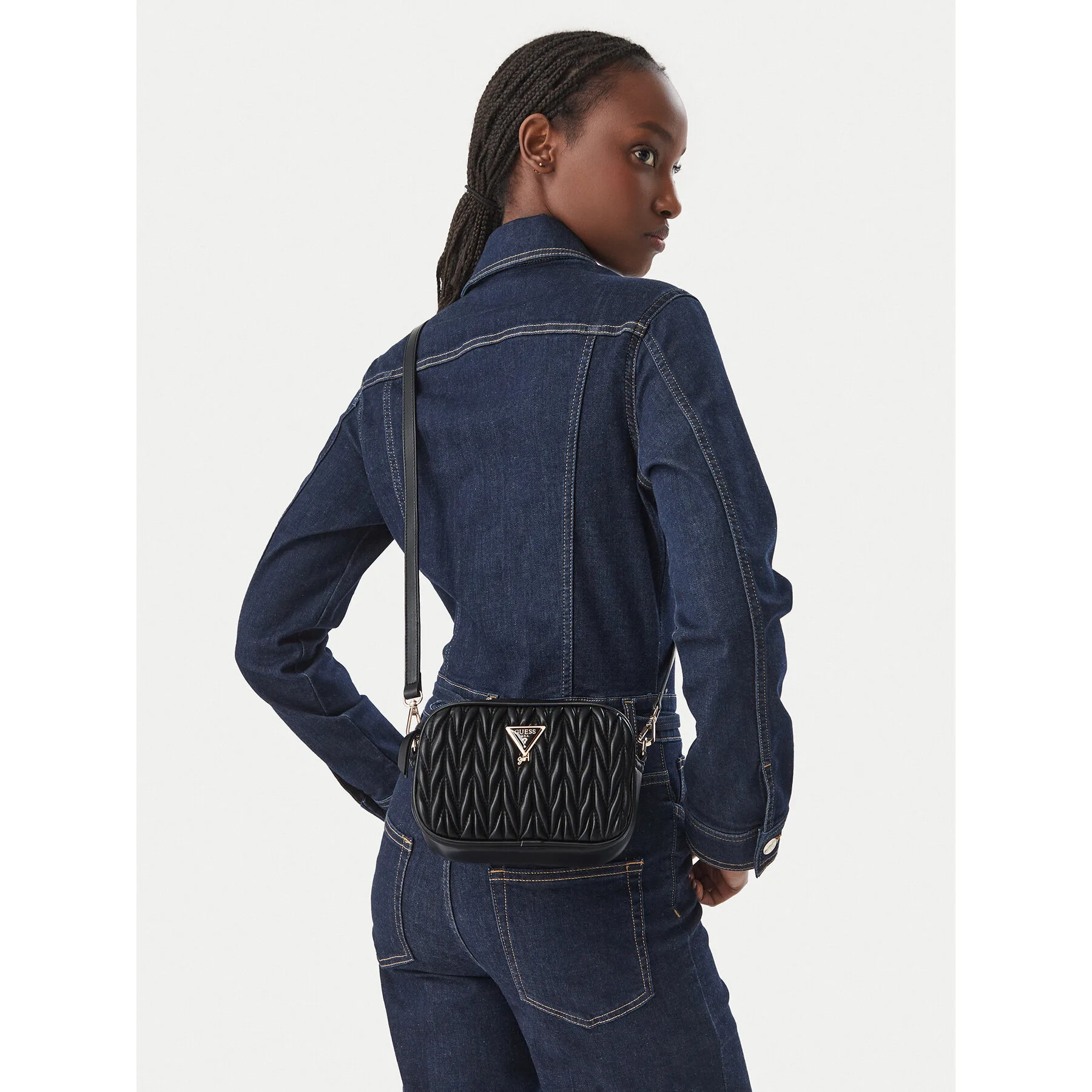 Дамска чанта Guess J6BZ25 W4035 Черен – Дамски чанти тип плик