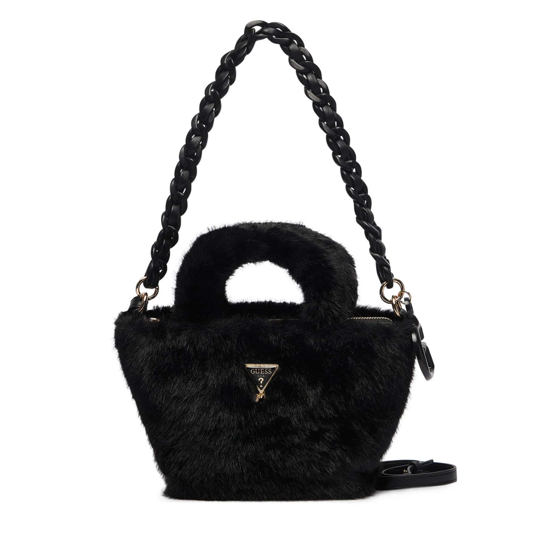Дамска чанта Guess J6BZ17 W3990 Черен – Класически дамски чанти