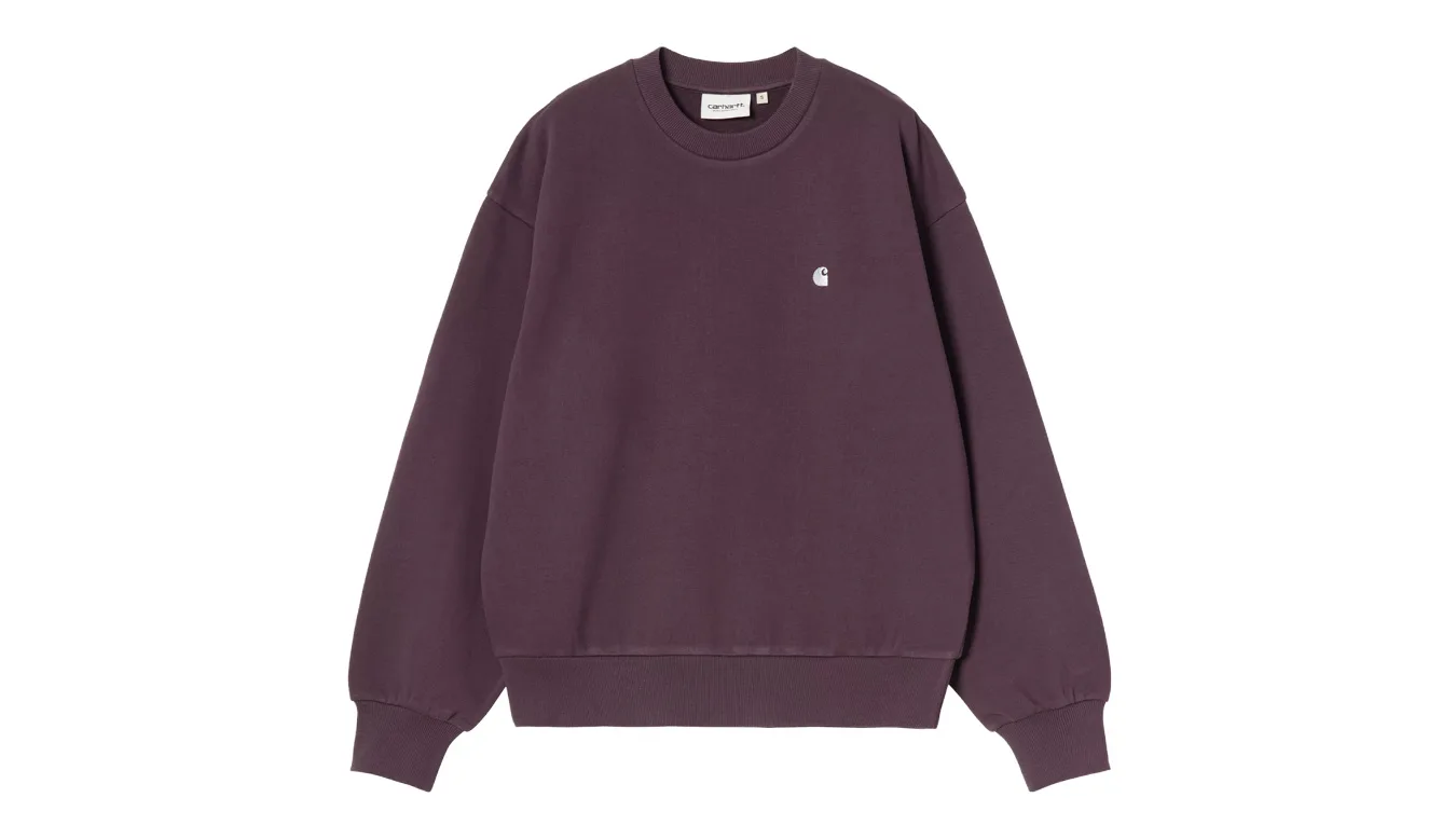Дамски суитшърт Carhartt WIP W' Casey Cozy лилав – Roxo – Дамски суитшърти без цип
