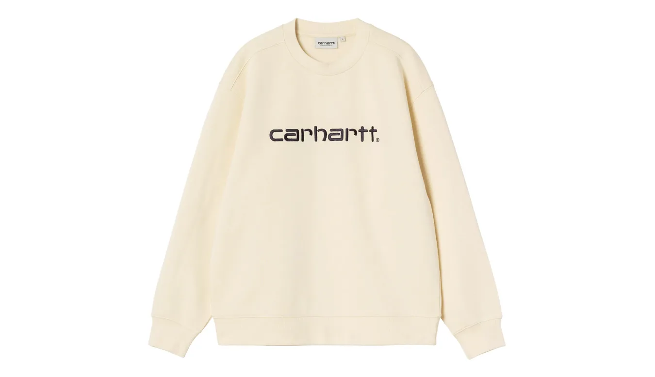 Дамски суитшърт Carhartt WIP W' Cinnerus черен – Preto – Дамски суитшърти без цип