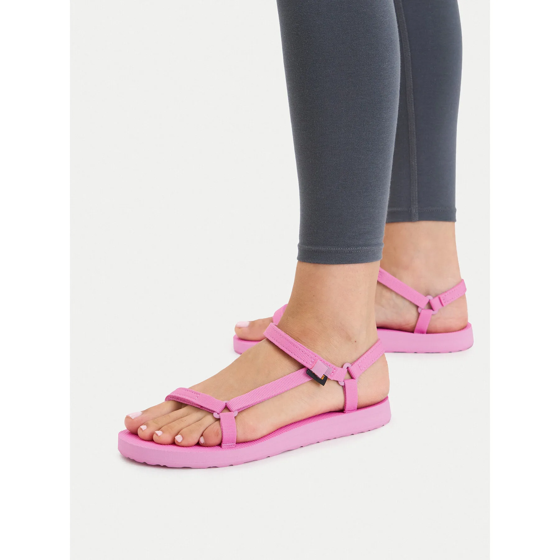 Дамски сандали Teva Original Universal Slim розови – Дамски равни сандали