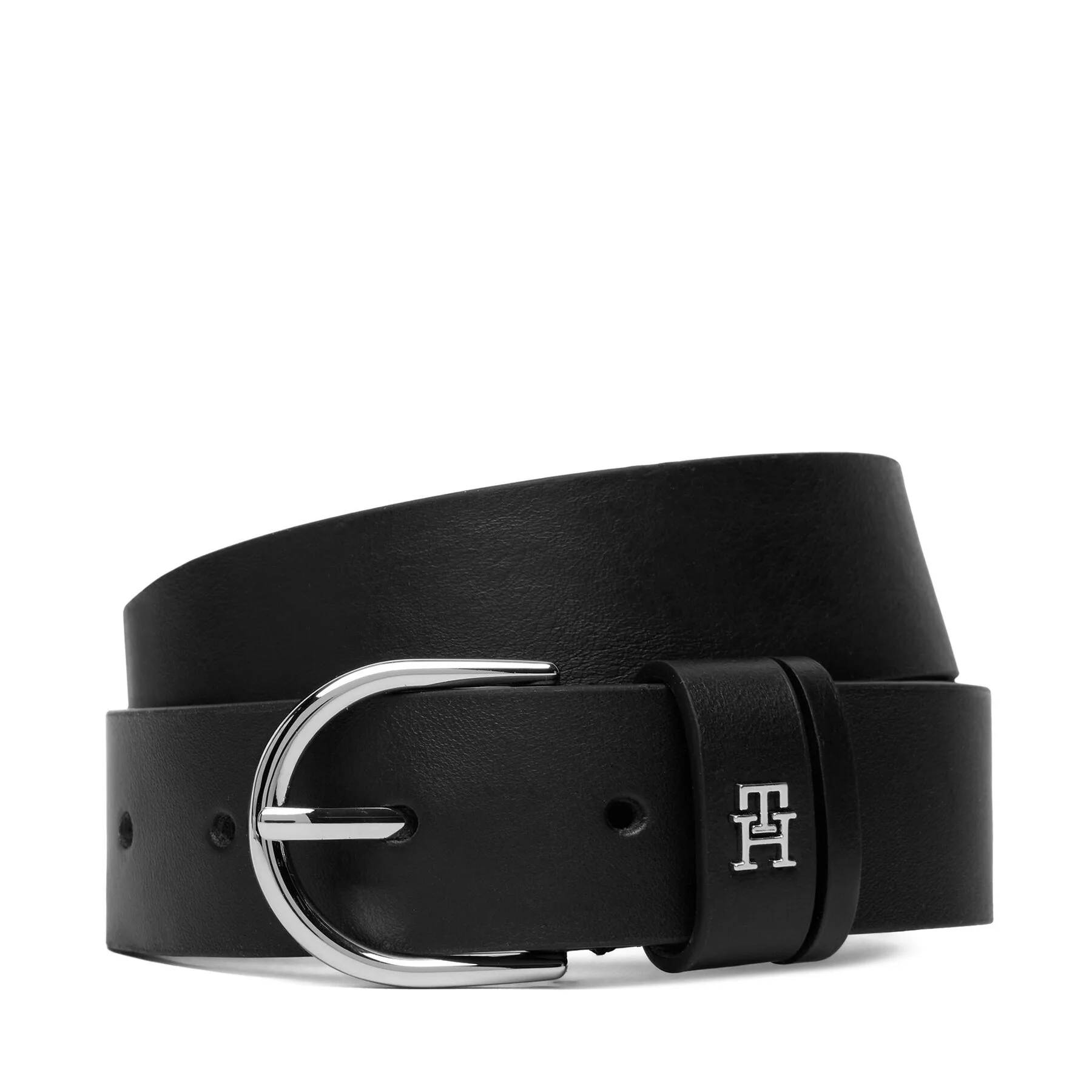 Колан Tommy Hilfiger Essential Effortless 3.0 Sv AW0AW18688 Черен – Дамски колани
