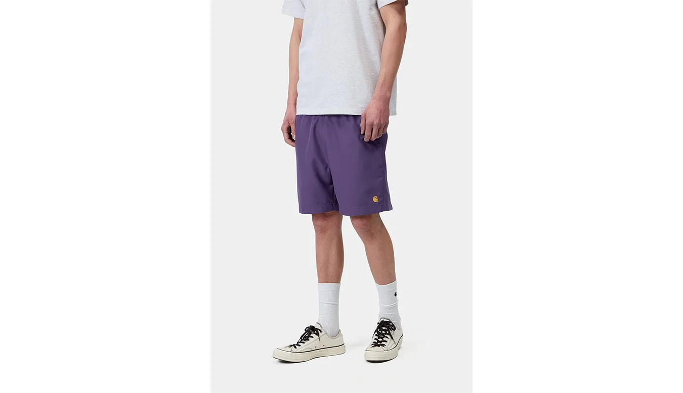 Carhartt WIP Chase Swim Trunk Purple I035062_3RK_XX Homens - Roxo - I035062_3RK_XX-S - Size: S – Мъжки бански
