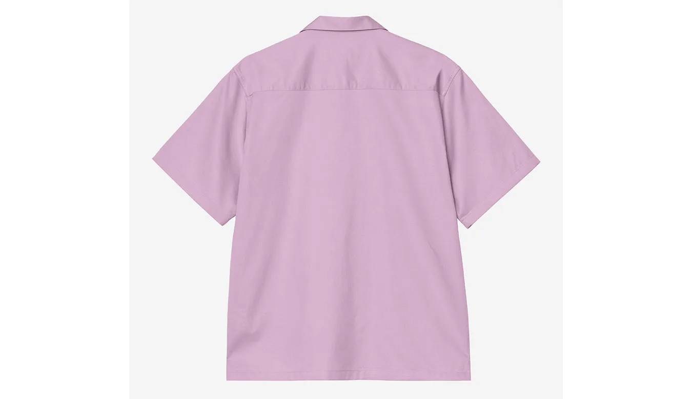 Carhartt WIP S/S Delray Shirt Purple Homens - Roxo - I031465_3N7_XX-M - Size: M – Мъжки ризи