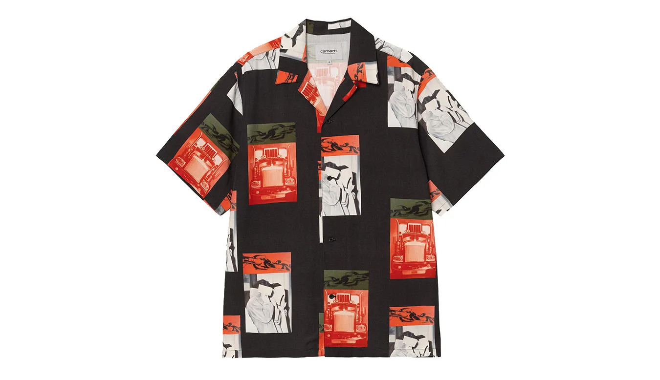 Carhartt WIP S/S Sean Hamilton Shirt Homens - Multicolorido - I036290_3QQ_XX – Мъжки ризи