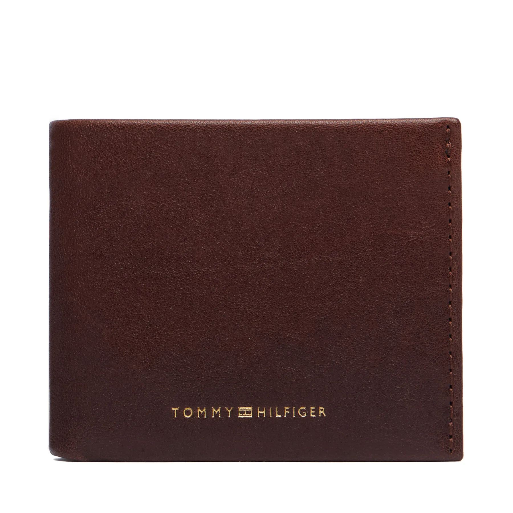 Мъжко портмоне Tommy Hilfiger Th Seasonal Mini Cc кафяво – Мъжки портмонета