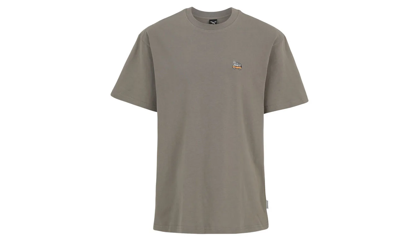 Iriedaily Smokin Van T-Shirt Grey Homens - Cinza - 116B563-486 – Мъжки тениски