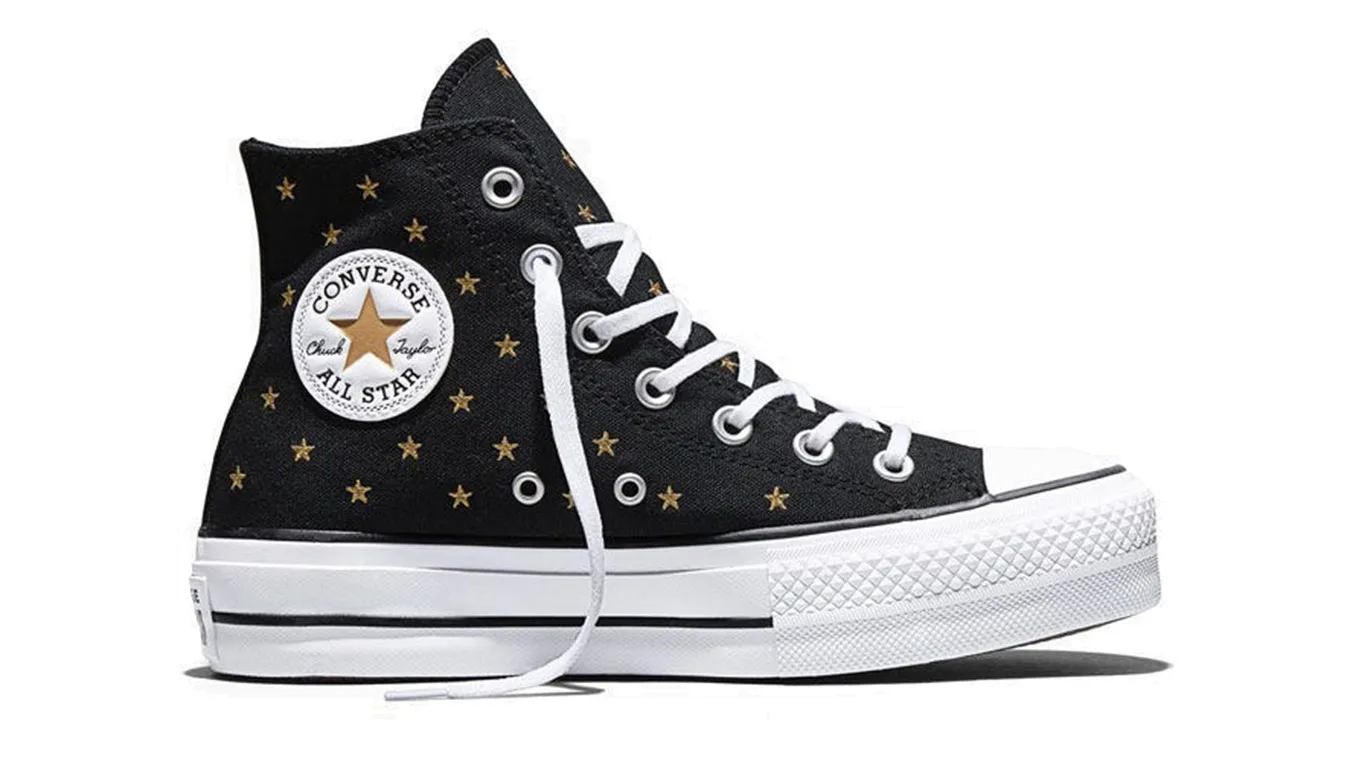 Дамски високи кецове Converse Chuck Taylor All Star Lift Platform A16113C черни – Preto