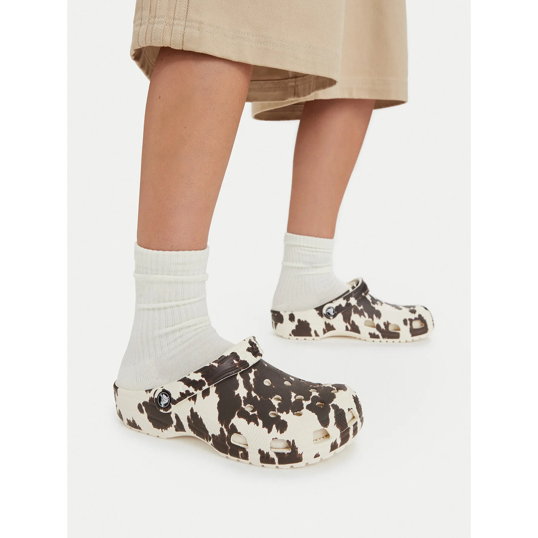 Дамски чехли Crocs Classic Pop Animal многоцветни – Цветен