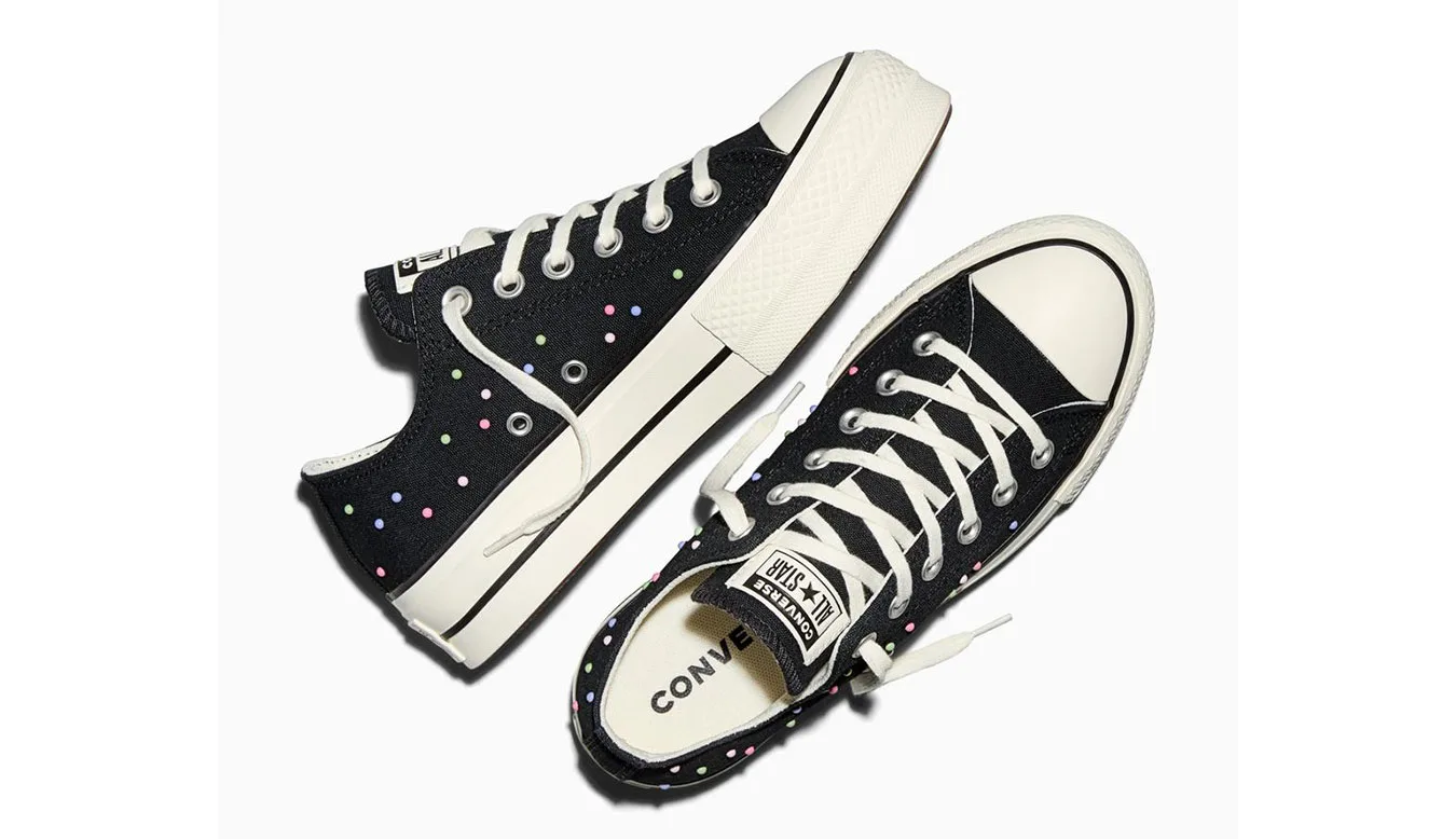 Дамски високи кецове Converse Chuck Taylor All Star Lift Platform A19141C черни – Preto