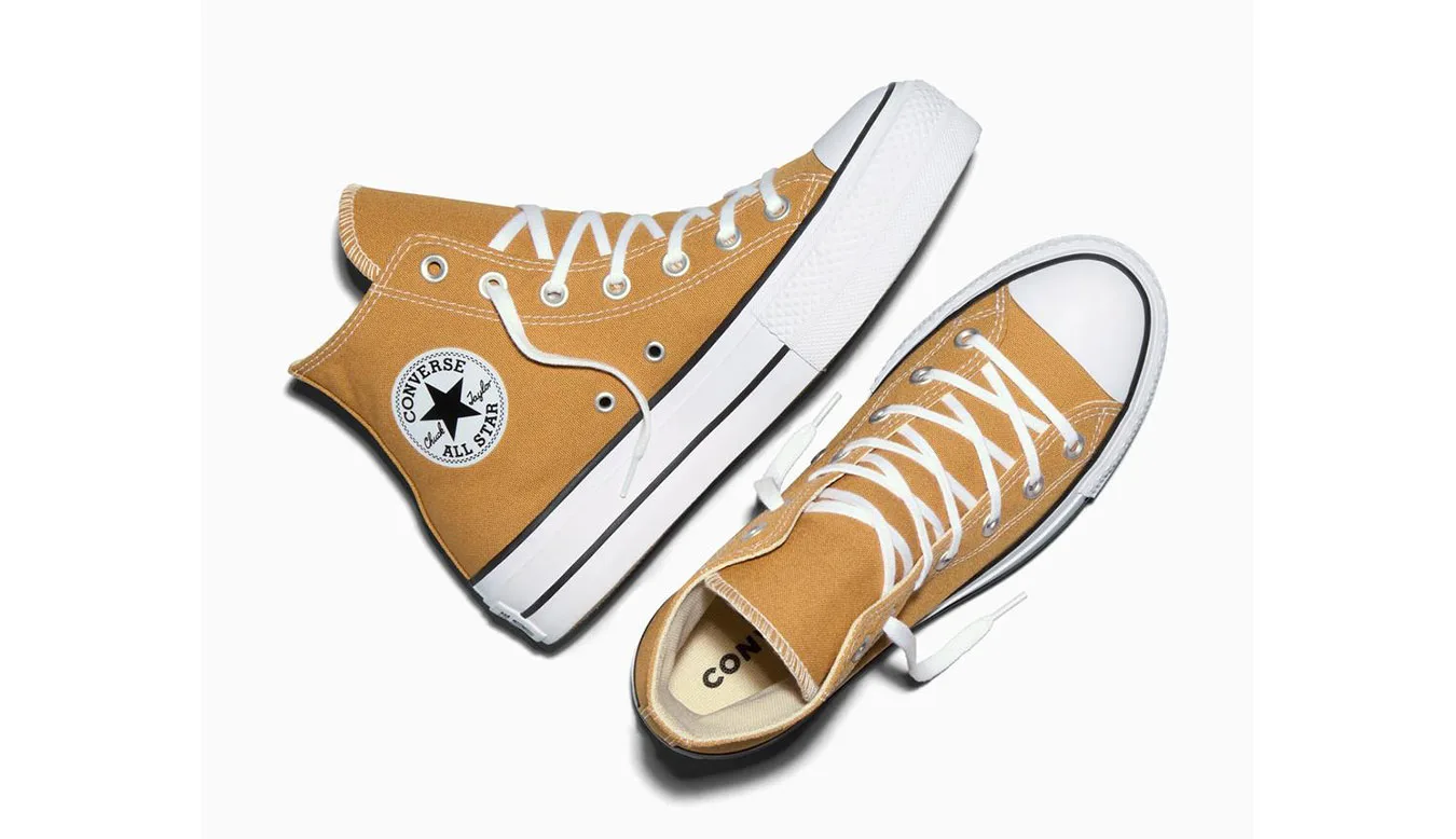 Дамски високи кецове Converse Chuck Taylor All Star Lift Platform A16103C кафяви – Castanho