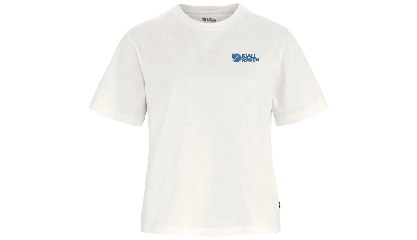 Fjällräven Forest Walk T-shirt W Mulheres - Branco sujo - F14600270-111 – Дамски тениски