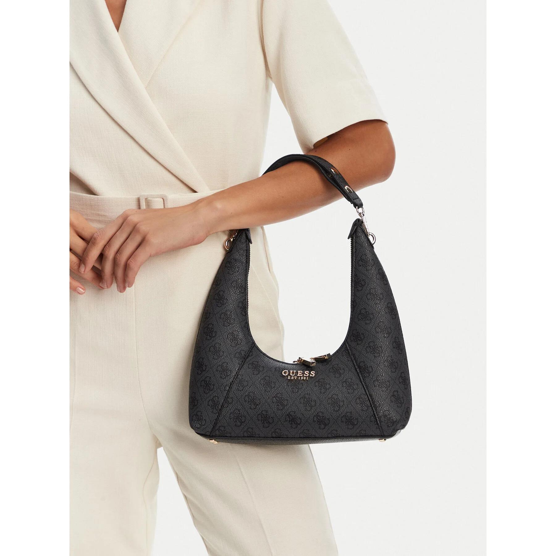 Дамска чанта Guess Calista HWSG73 34170 черна – Черен – Класически дамски чанти