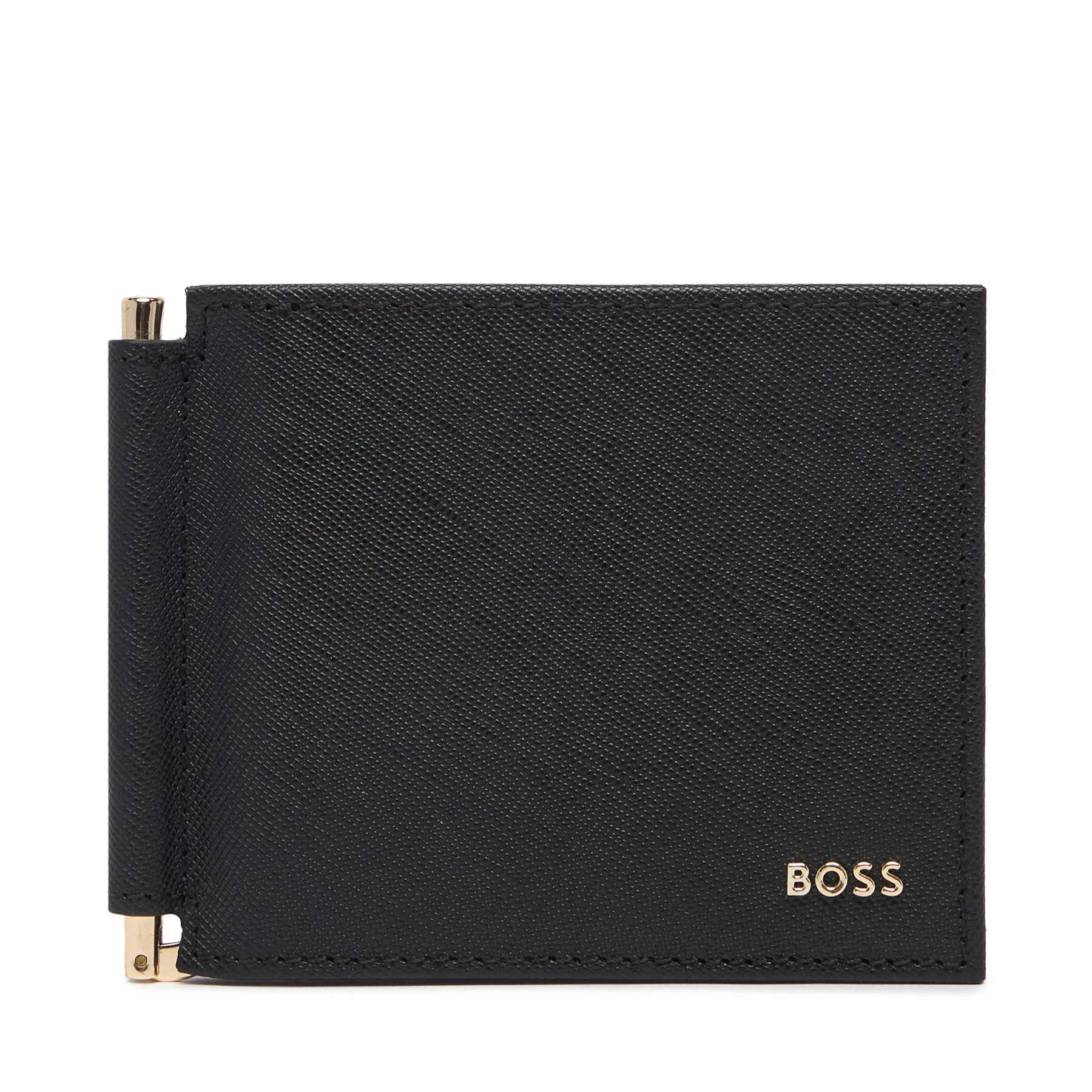 Портфейл BOSS Gb 6cc 50573520 Черен – Мъжки портмонета