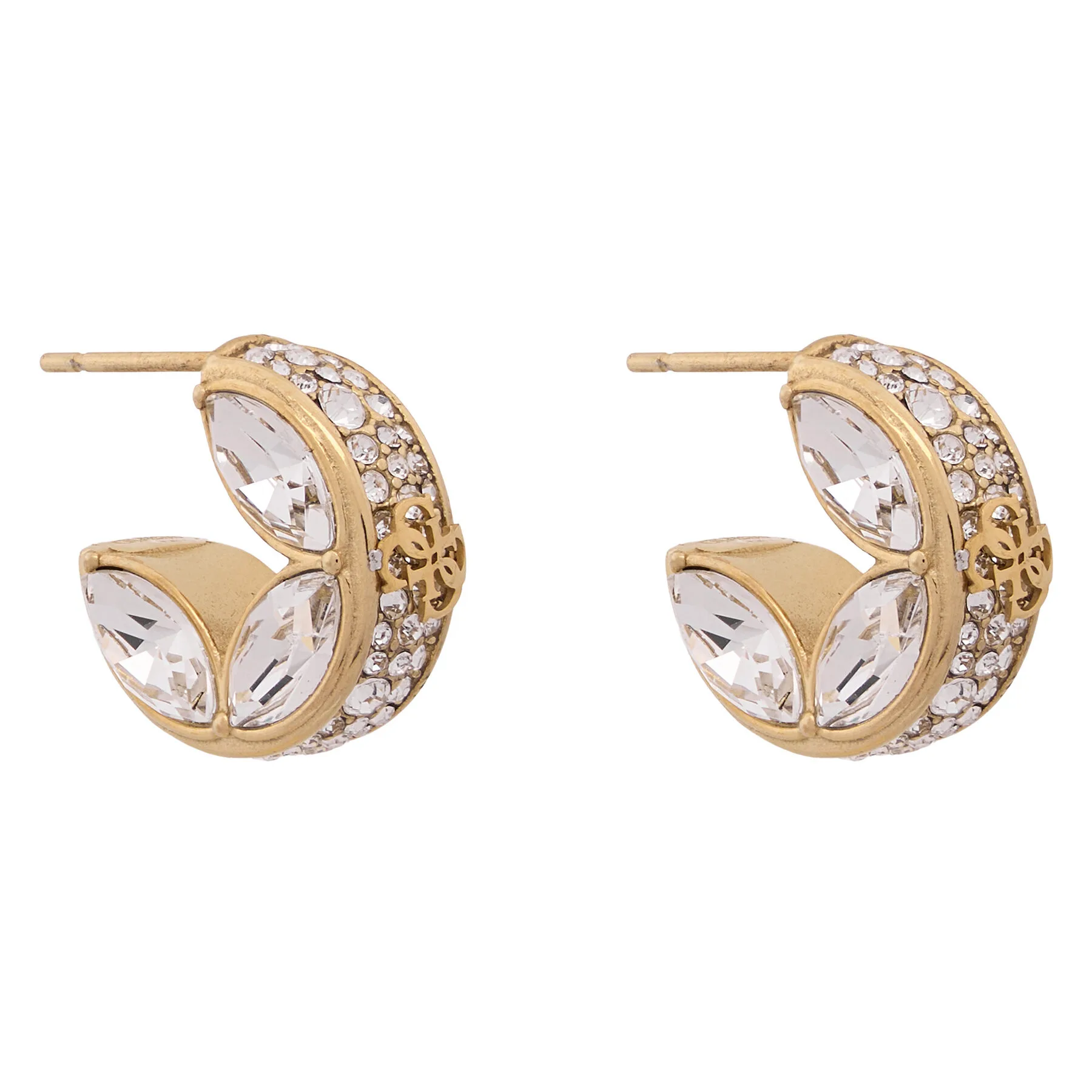 Обици Guess JUBE06 399JW Златист – Обеци