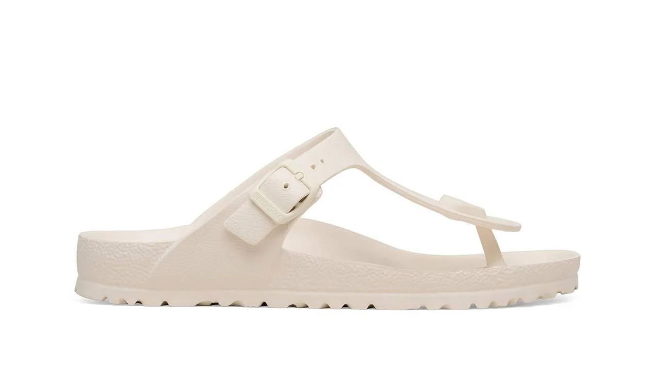 Дамски чехли Birkenstock Gizeh Essentials EVA Eggshell кремави – Branco sujo