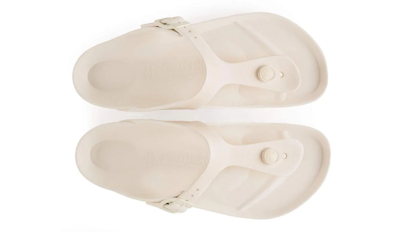 Дамски чехли Birkenstock Gizeh Essentials EVA Eggshell кремави – Branco sujo