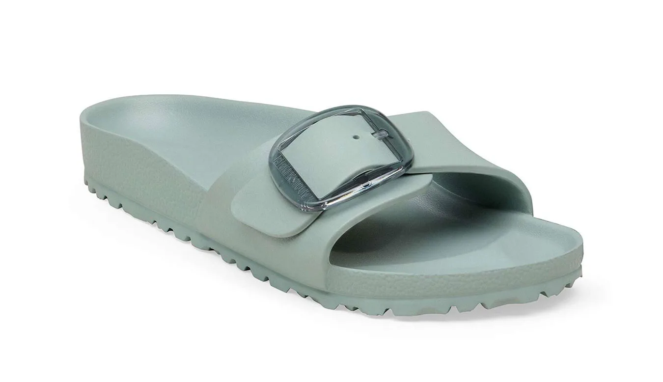 Дамски чехли Birkenstock Madrid Big Buckle EVA Narrow Fit Pure Sage зелени – Verde