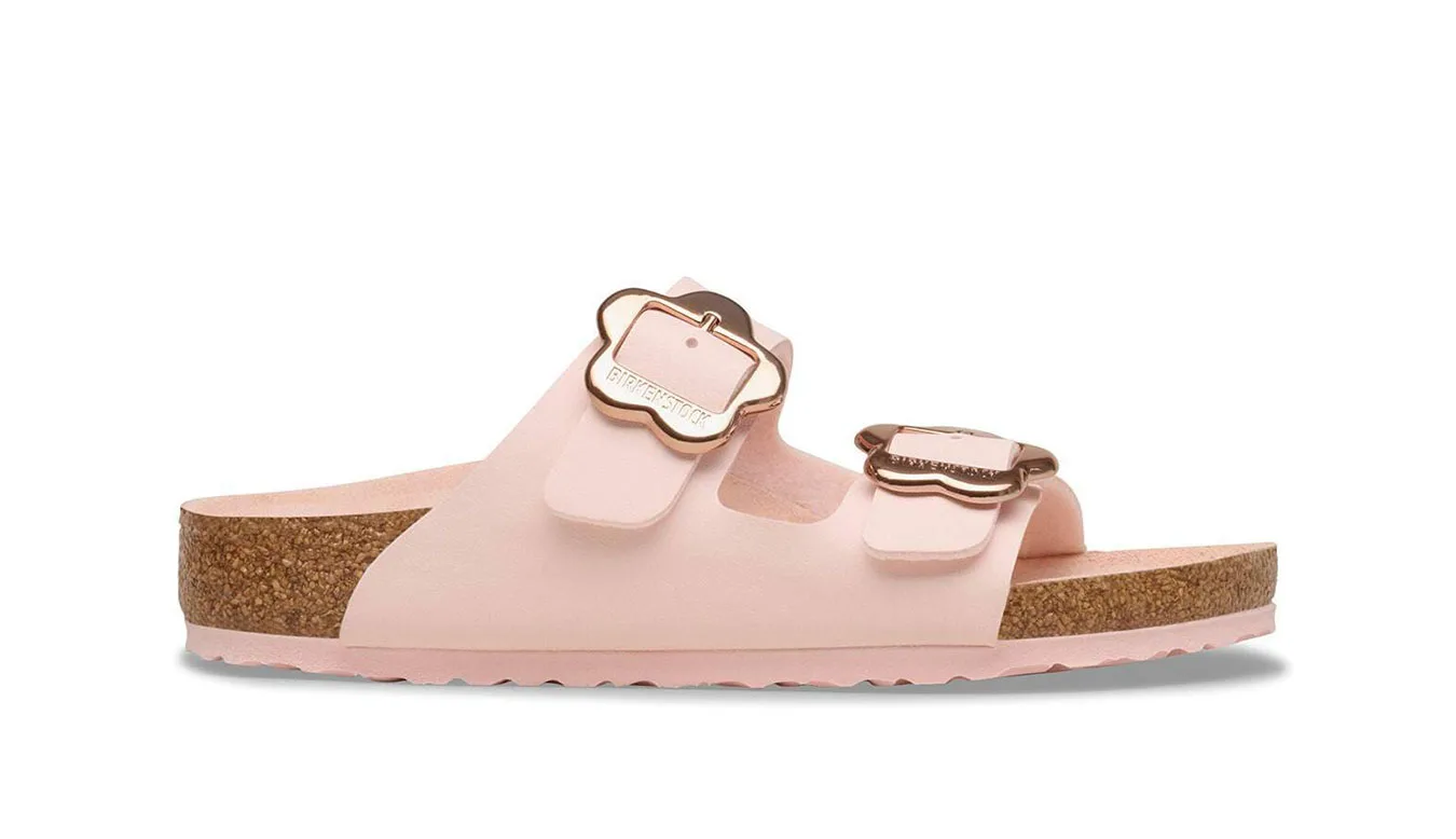 Чехли Birkenstock Arizona Flowers Birko-Flor Narrow Fit Light Rose розови – Rosa – Чехли и джапанки унисекс