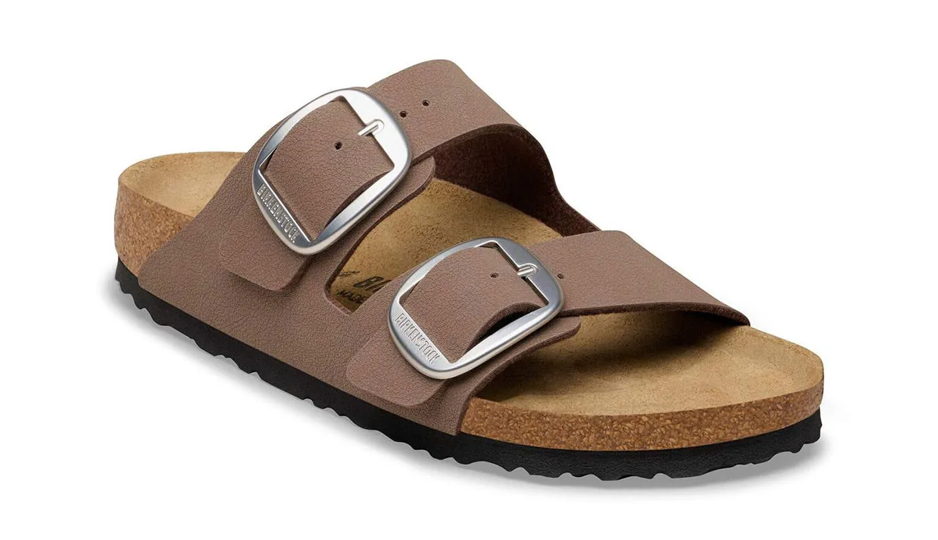 Дамски чехли Birkenstock Arizona Big Buckle Birkibuc Mocca кафяви – Castanho