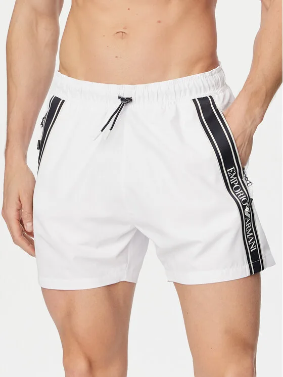 Emporio Armani Плувни шорти EM000583 AF20426 U0002 Бял Regular Fit – Мъжки бански