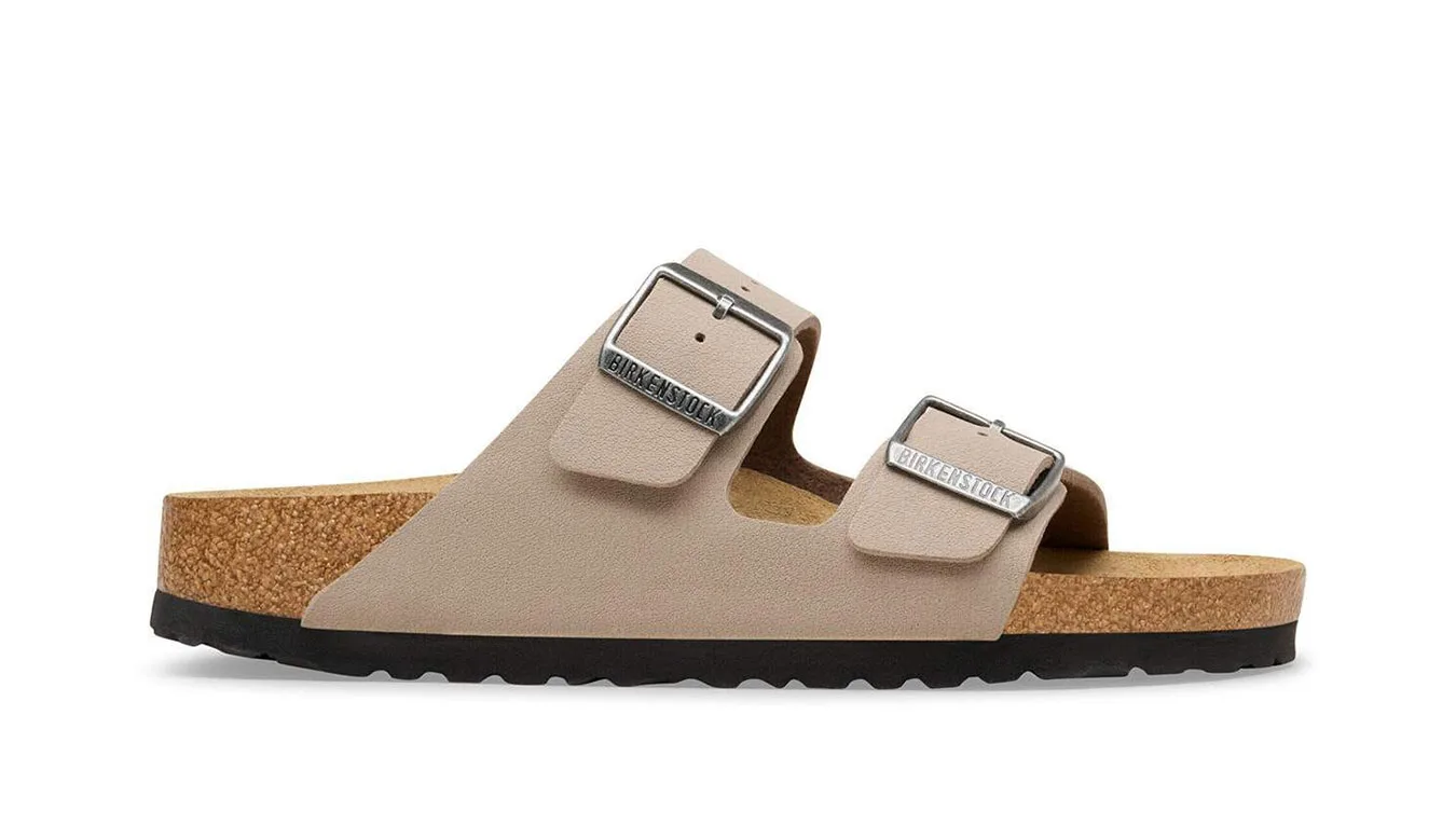 Чехли Birkenstock Arizona Birkibuc Taupe бежови – Beige – Чехли и джапанки унисекс
