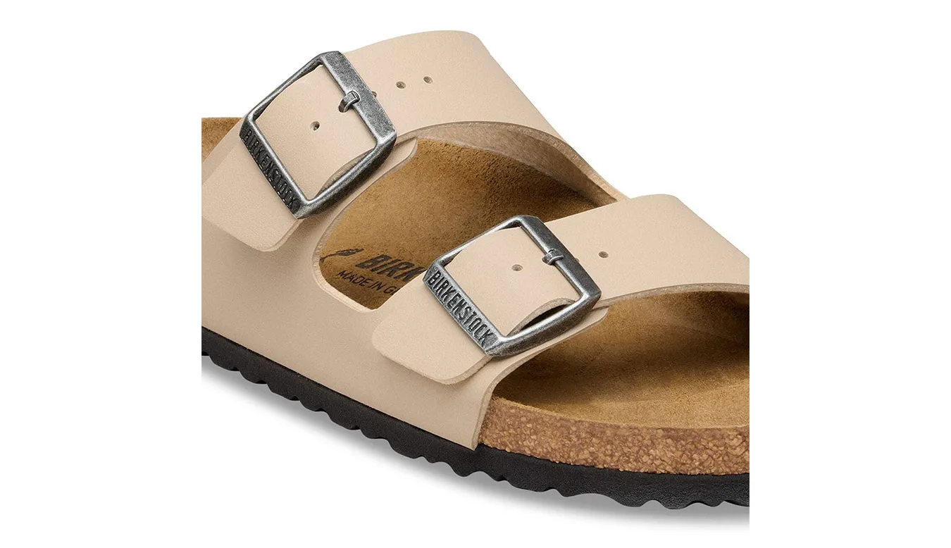 Дамски чехли Birkenstock Arizona Birko-Flor Narrow Fit Sandcastle бежови – Beige