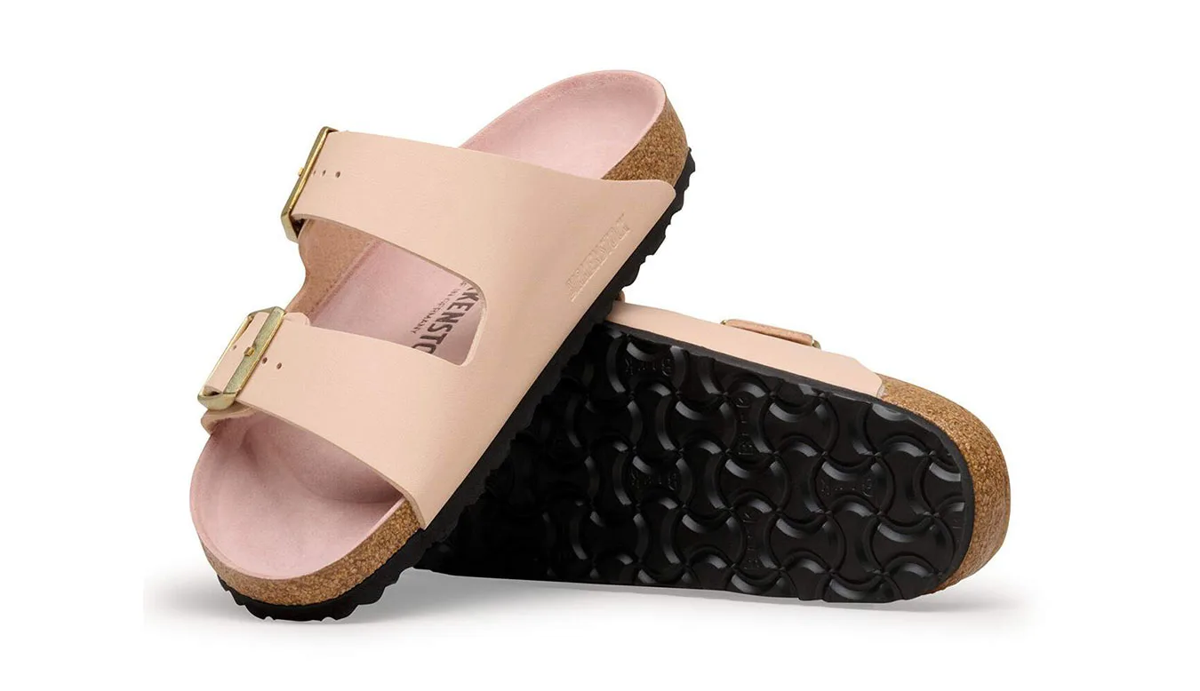 Дамски чехли Birkenstock Arizona Birko-Flor Triples New Clay бежови – Beige