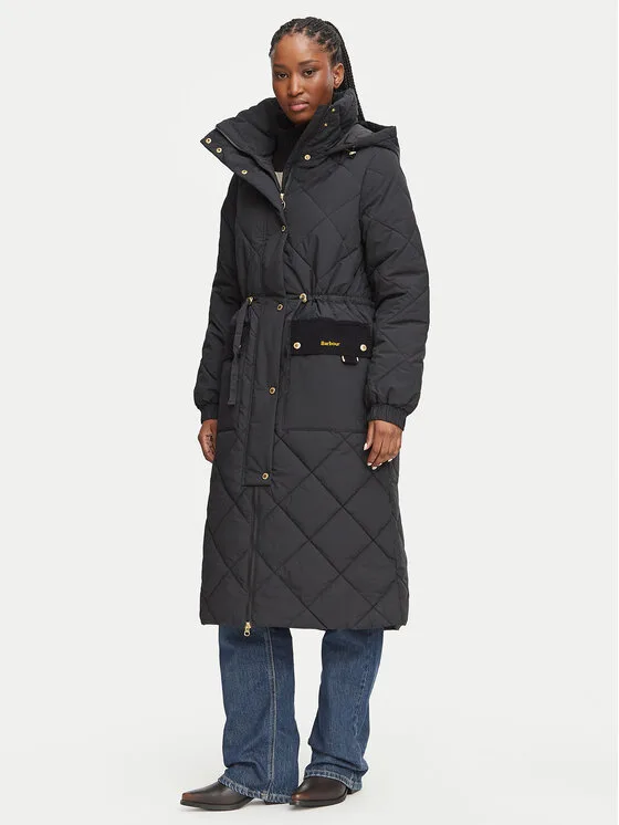 Дамско зимно яке Barbour Alverstone черно – Черен – Дамски зимни якета