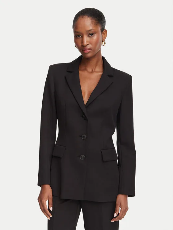 Marella Сако Emme by Marella Amico1 2625046251 Черен Slim Fit – Дамски сака и жакети