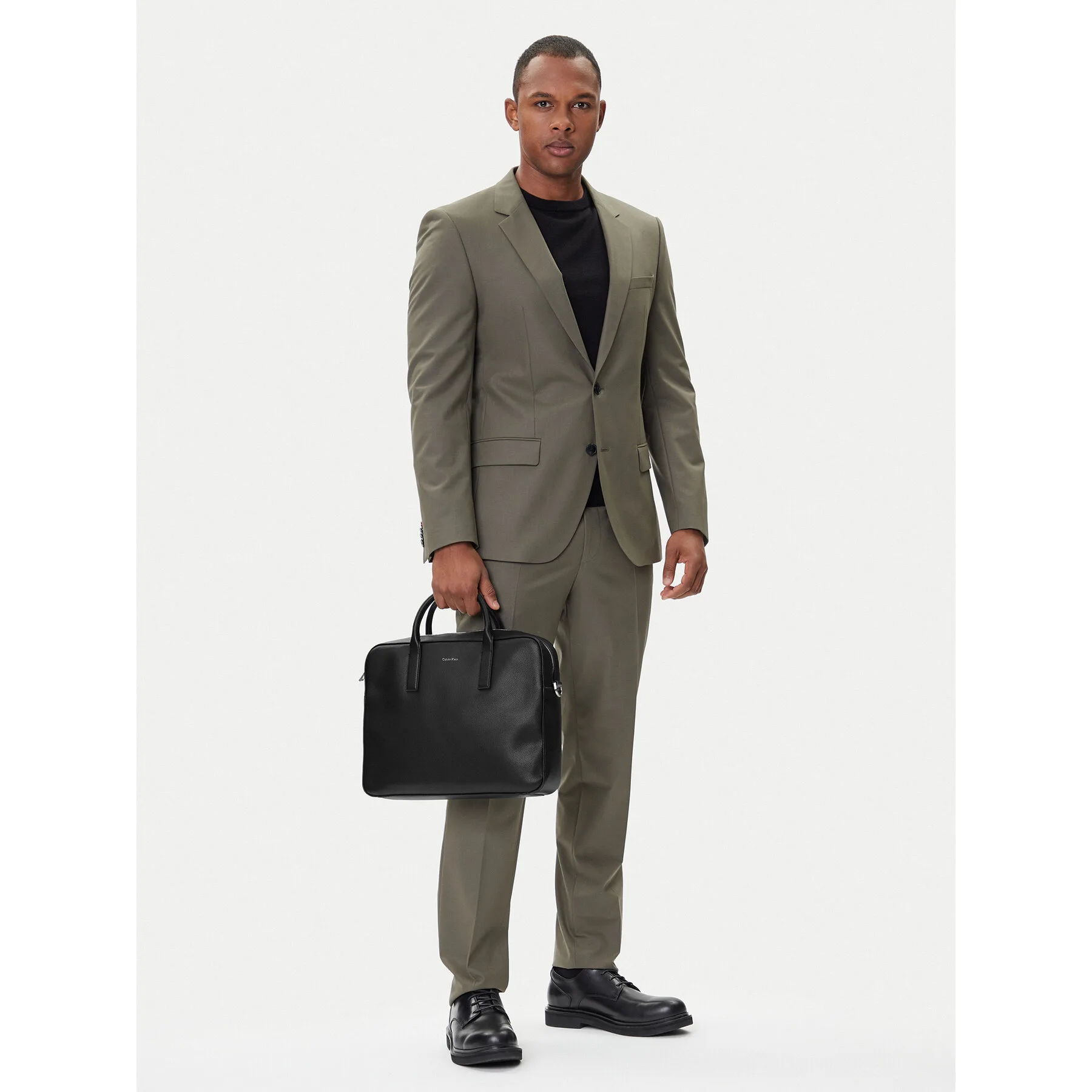 Чанта за лаптоп Calvin Klein Raised Commuter черна – Черен – Чанти за лаптоп