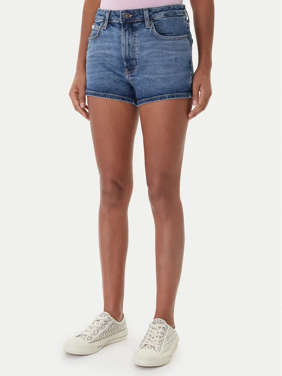 Дамски дънкови шорти Guess Jeans сини