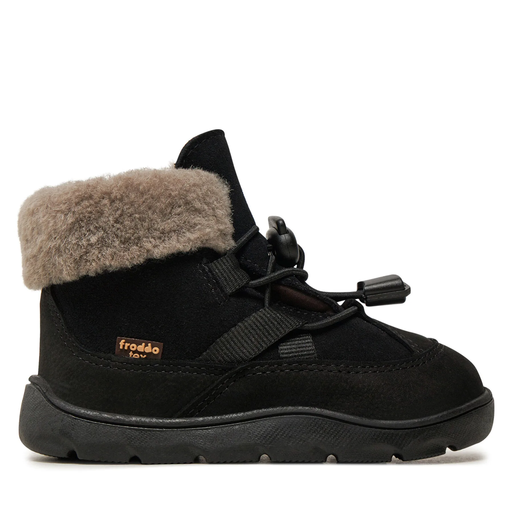 Зимни обувки Froddo Zeru Tex Cosy Barefoot G3110258-5 M Черен – Детски зимни обувки