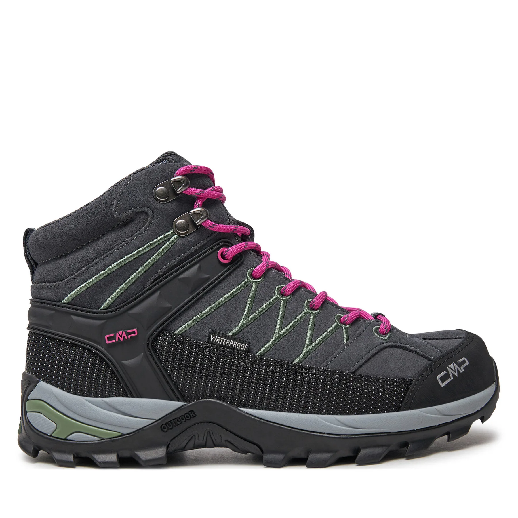 Туристически CMP Rigel Mid Wmn Trekking Shoes Wp 3Q12946 Сив – Спортни обувки