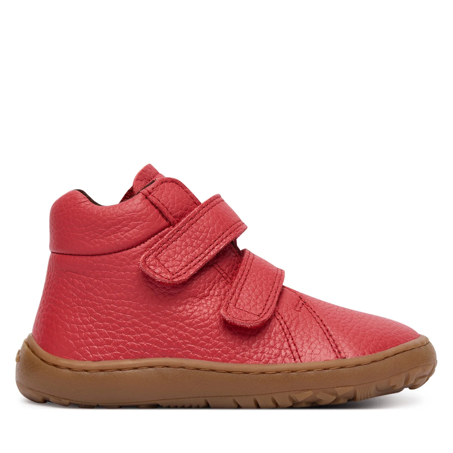 Зимни обувки Froddo Barefoot Winter Furry G3110263-7 M Червен – Детски зимни обувки