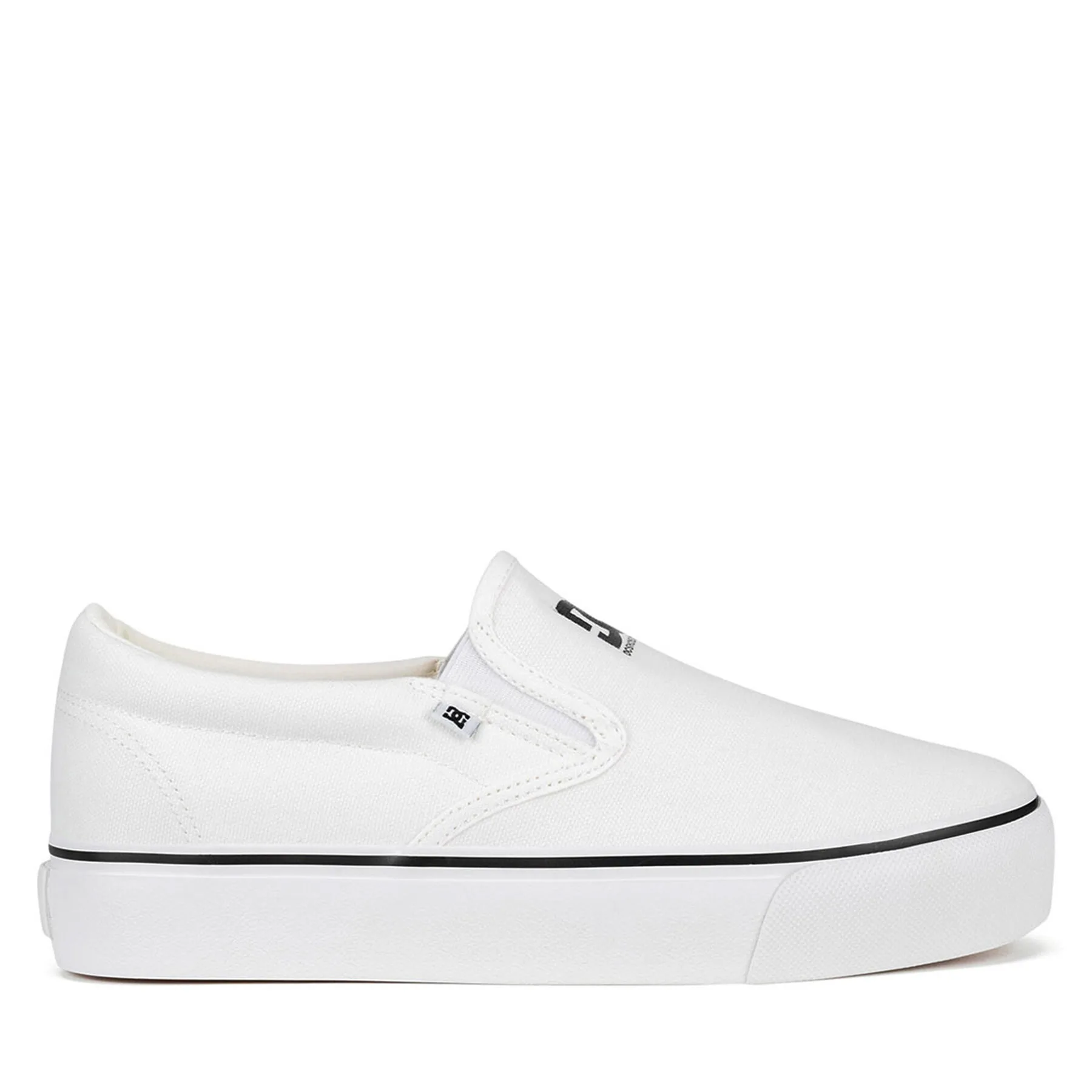 Дамски кецове DC Shoes бели – Бял – Дамски ниски кецове