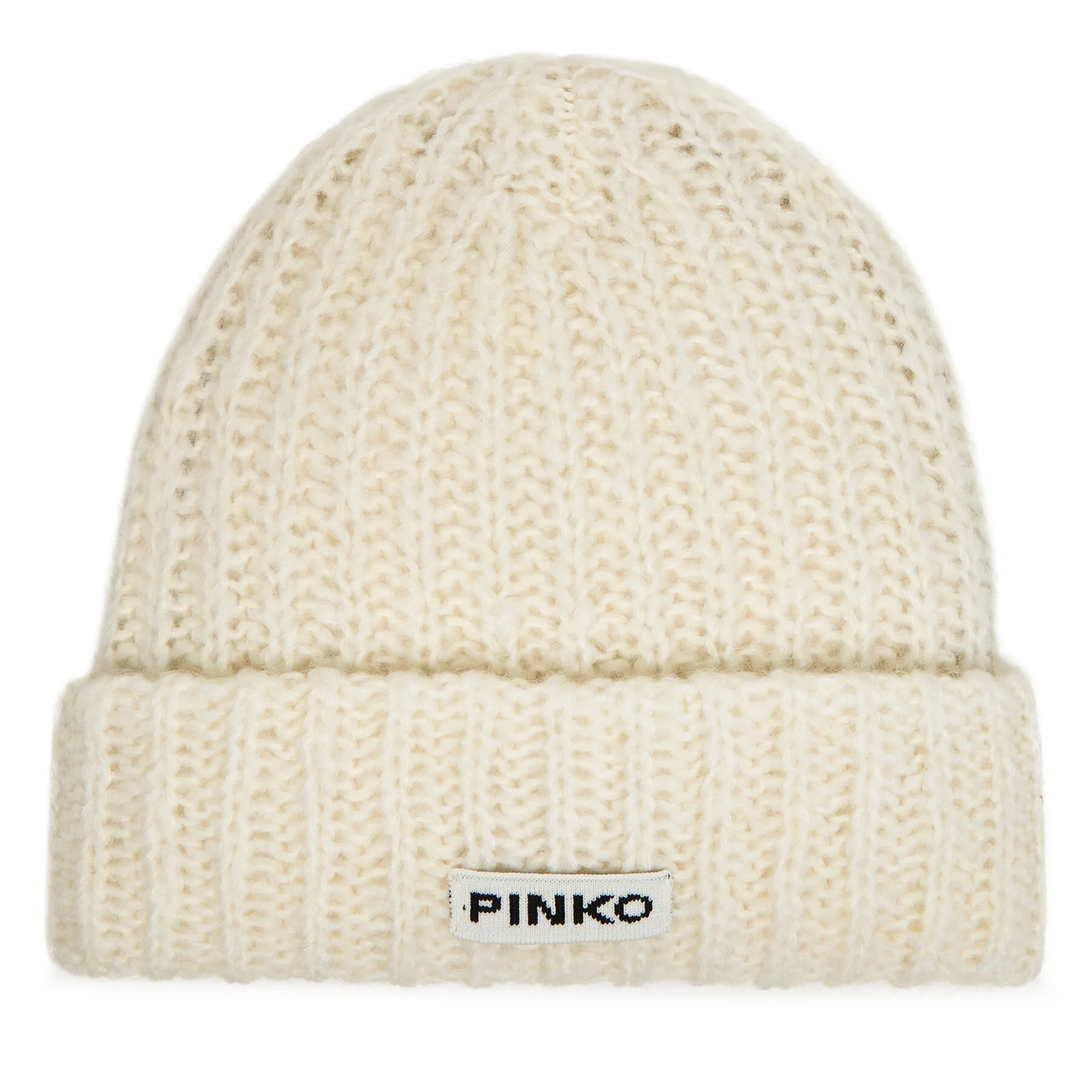 Шапка PINKO 105989 A2Z2 Екрю – Кремав – Зимни шапки