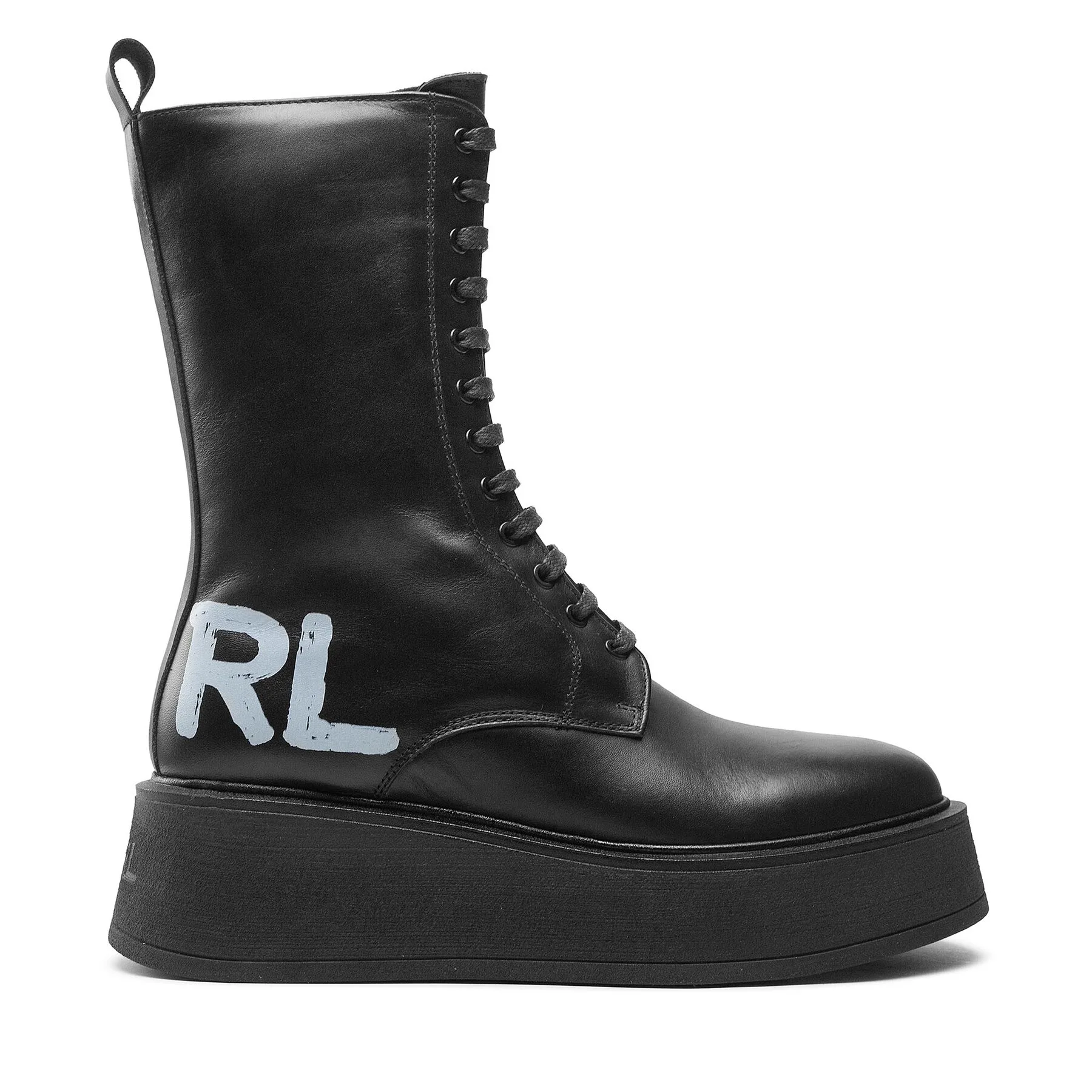 Зимни обувки KARL LAGERFELD KL42475 Черен – Дамски равни боти