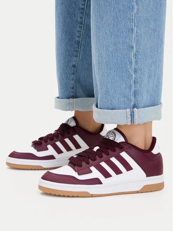 Детски маратонки adidas Rapid Court Low бордо – Маратонки за момичета