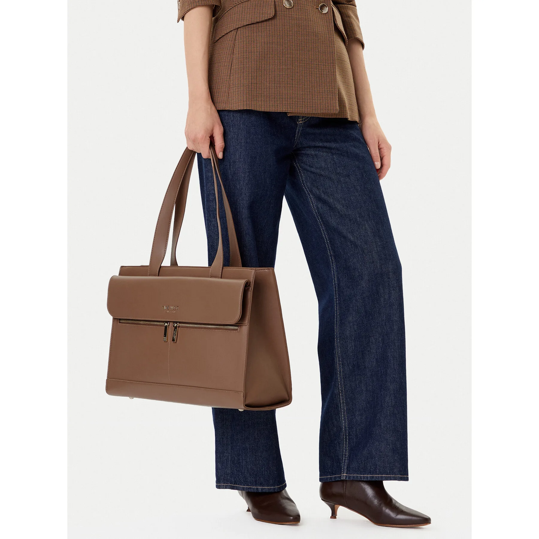 Дамска чанта Nine West EO-ARKANSAS-LDA8210 Бежов – Чанти