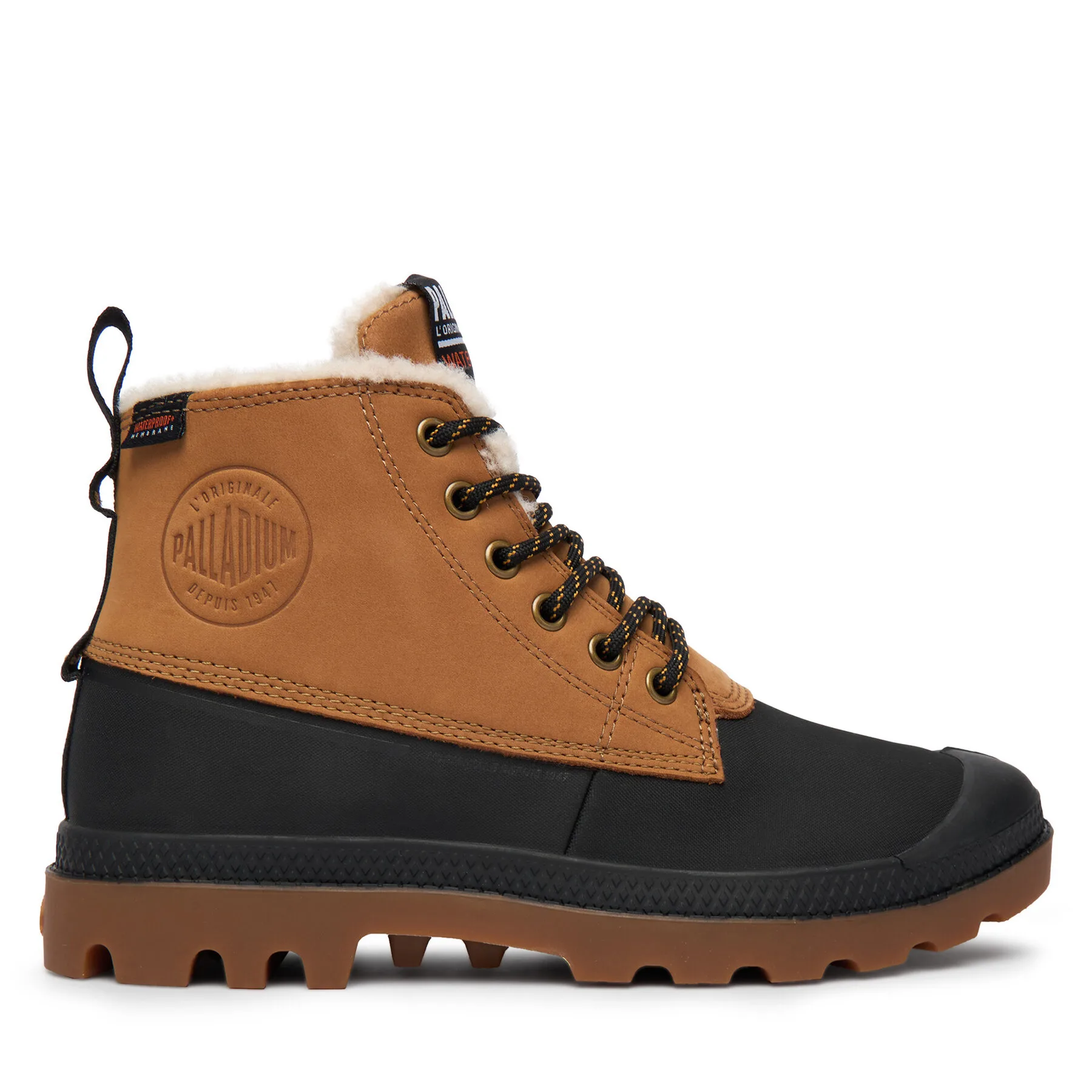 Туристически oбувки Palladium Pampa Duck Wl Wp+ 79547-254-M Кафяв – Дамски трапери и кубинки