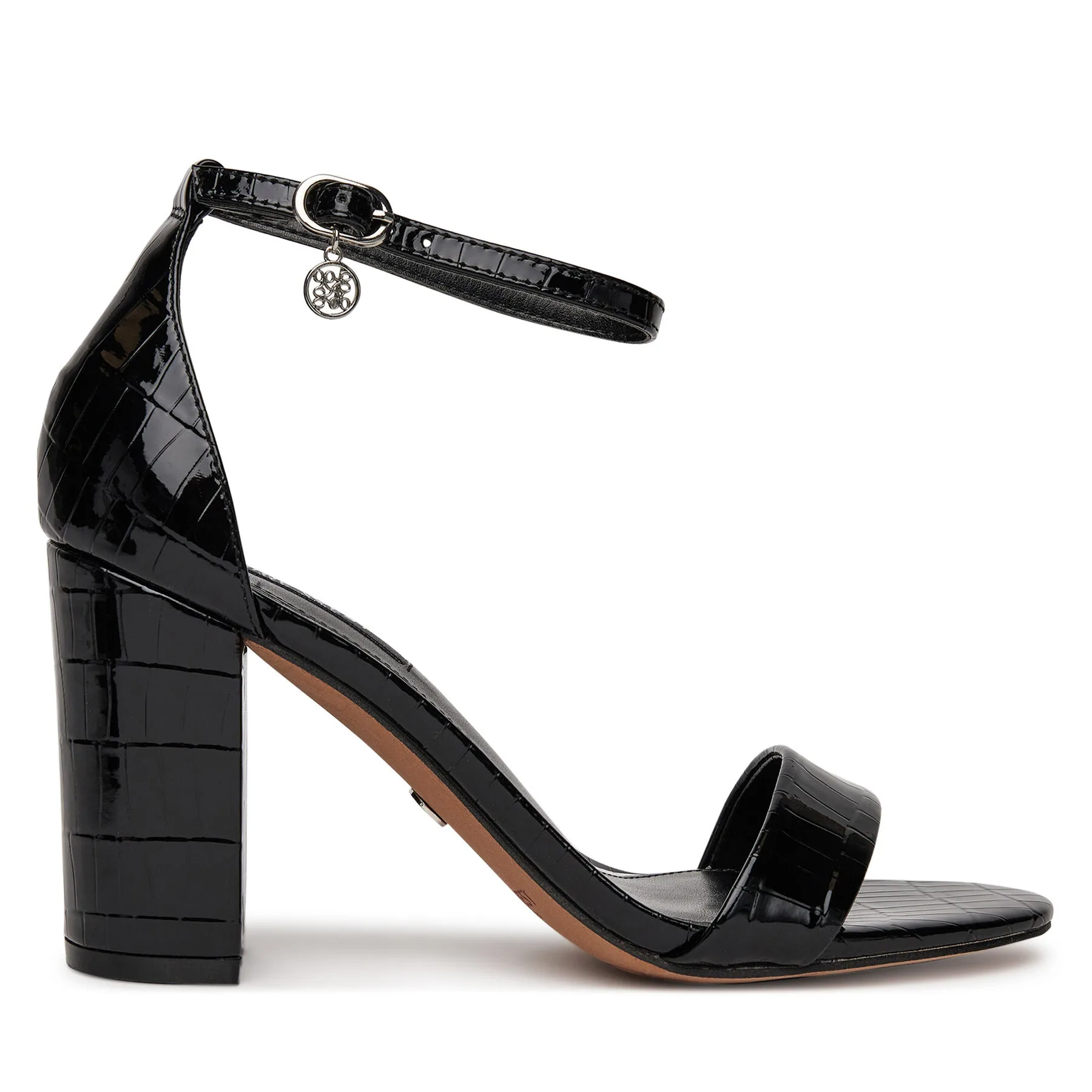 Дамски сандали на ток Nine West S4SH1823-01 черни – Черен