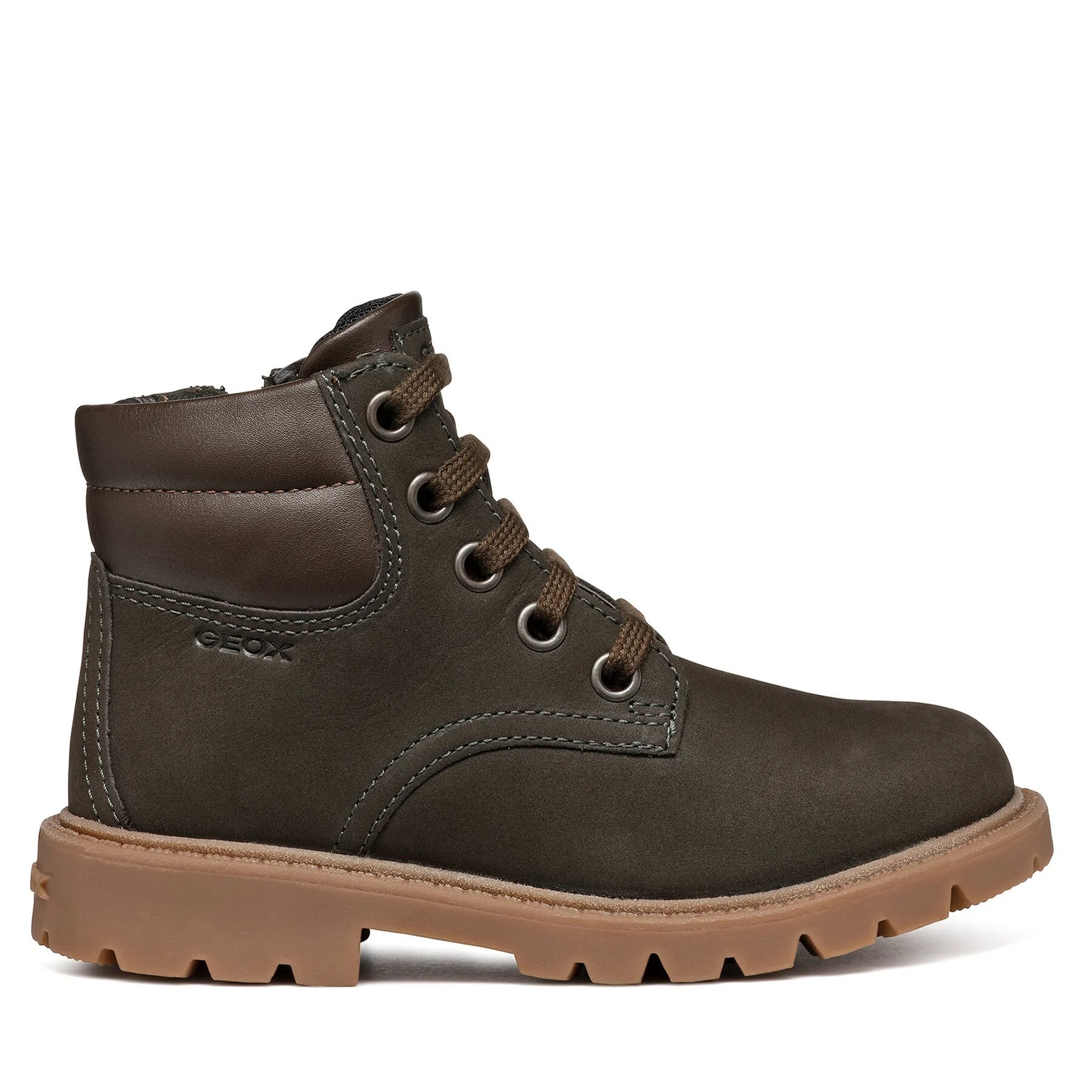 Туристически oбувки Geox J Shaylax J16FAB 032BC C6009 S Кафяв – Детски трапери и кубинки