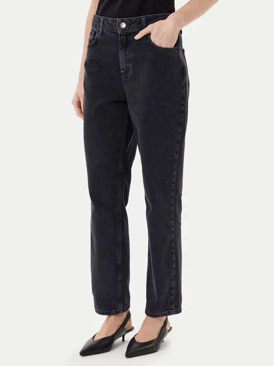 Liu Jo Дънки UF5019 D4927 87456 Черен Straight Fit – Дамски дънки