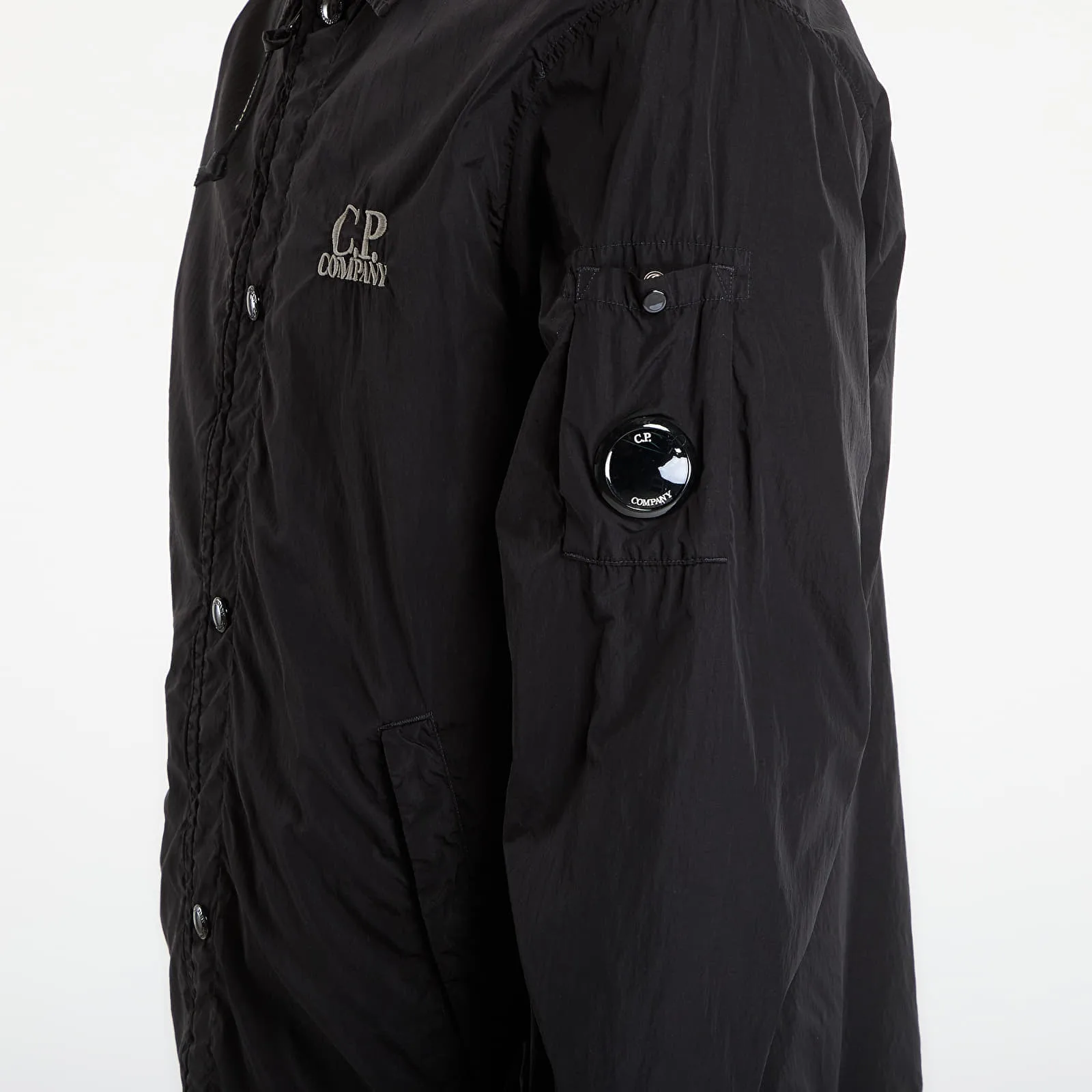 Яке C.P. Company Chrome-R Zipped Lens Overshirt Black S – Мъжки якета и палта