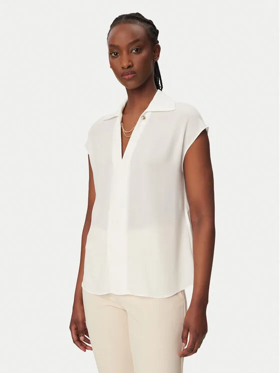 Rinascimento Блуза CFC0020253002 Бял Regular Fit – Дамски блузи