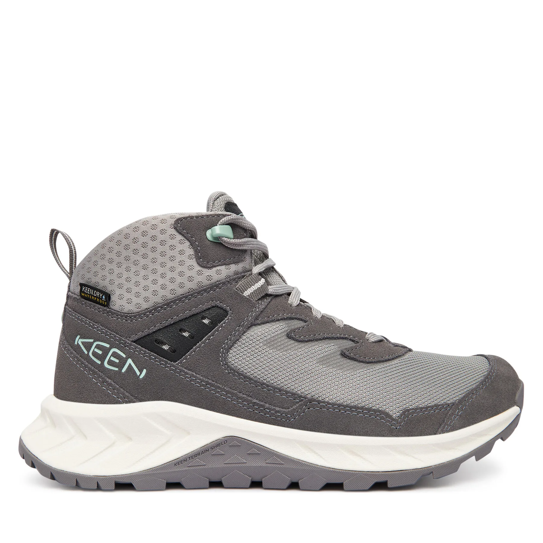 Дамски туристически обувки Keen Hightrail Mid Wp сиви – Дамски ниски трекинг обувки