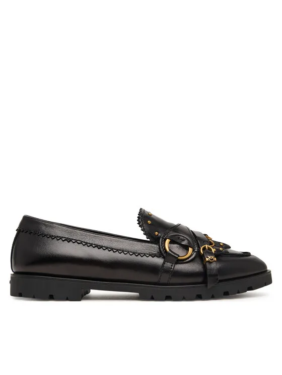 PINKO лоуфъри с дебела подметка Nora 08 SD0681P185 Черен – Дамски лоуфъри