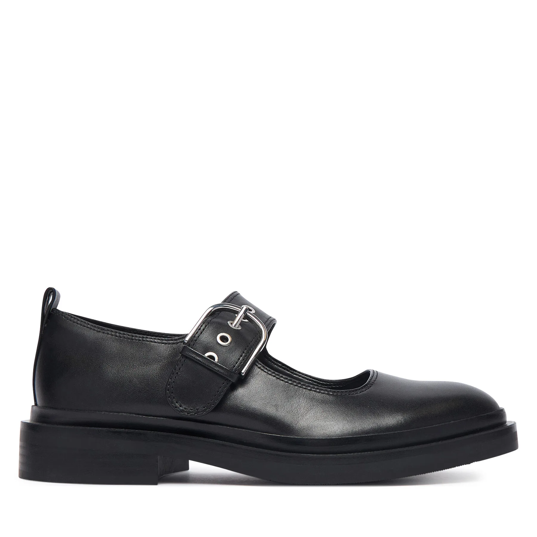 Дамски обувки Clarks Previa Bar черни – Черен – Дамски равни затворени обувки