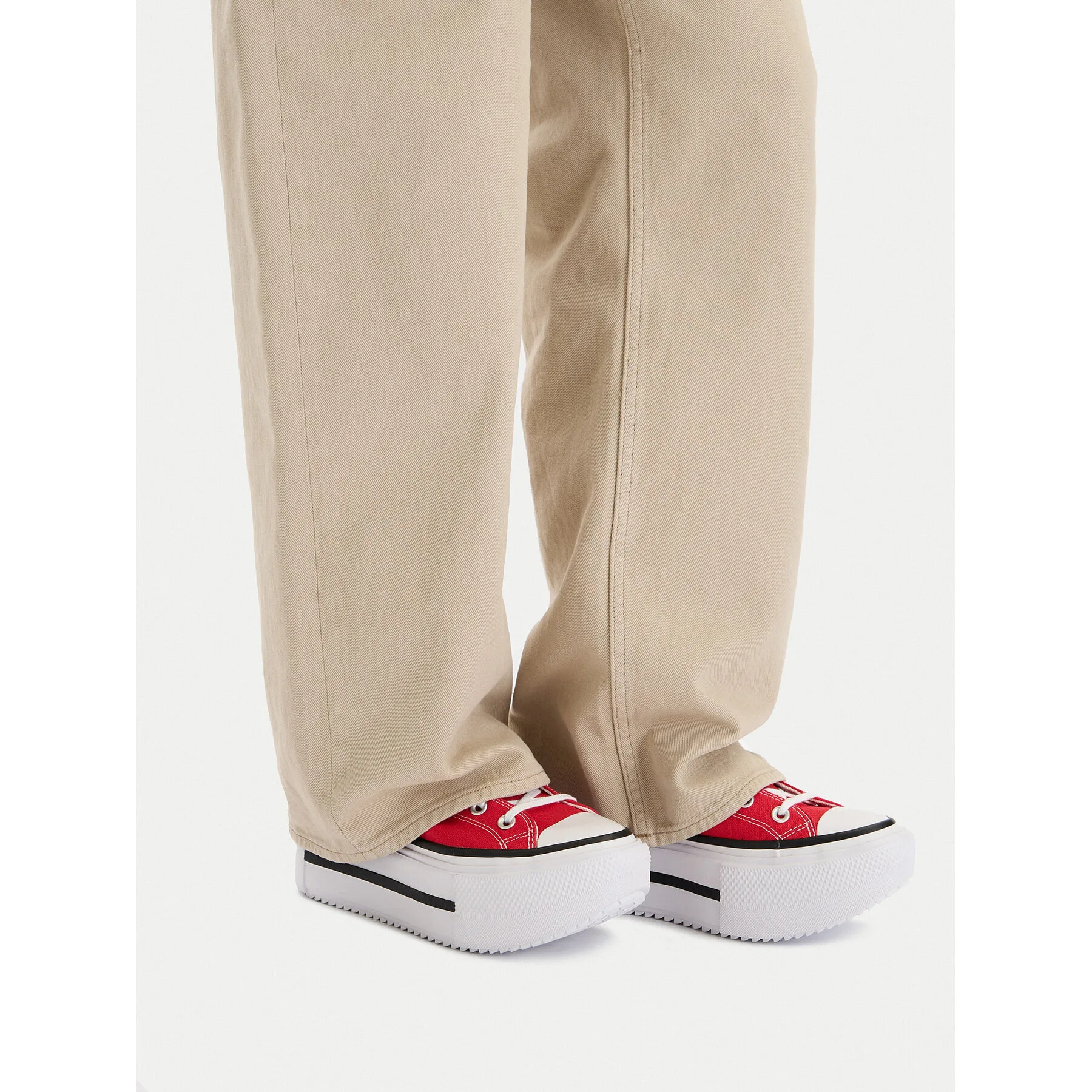 Дамски високи кецове Converse Chuck Taylor All Star Lift Double A15542C червени